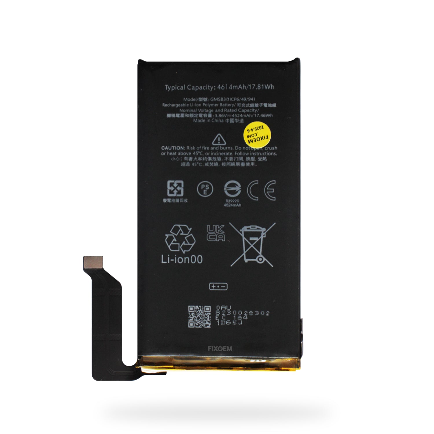 Bateria Google Pixel 6 GMSB3