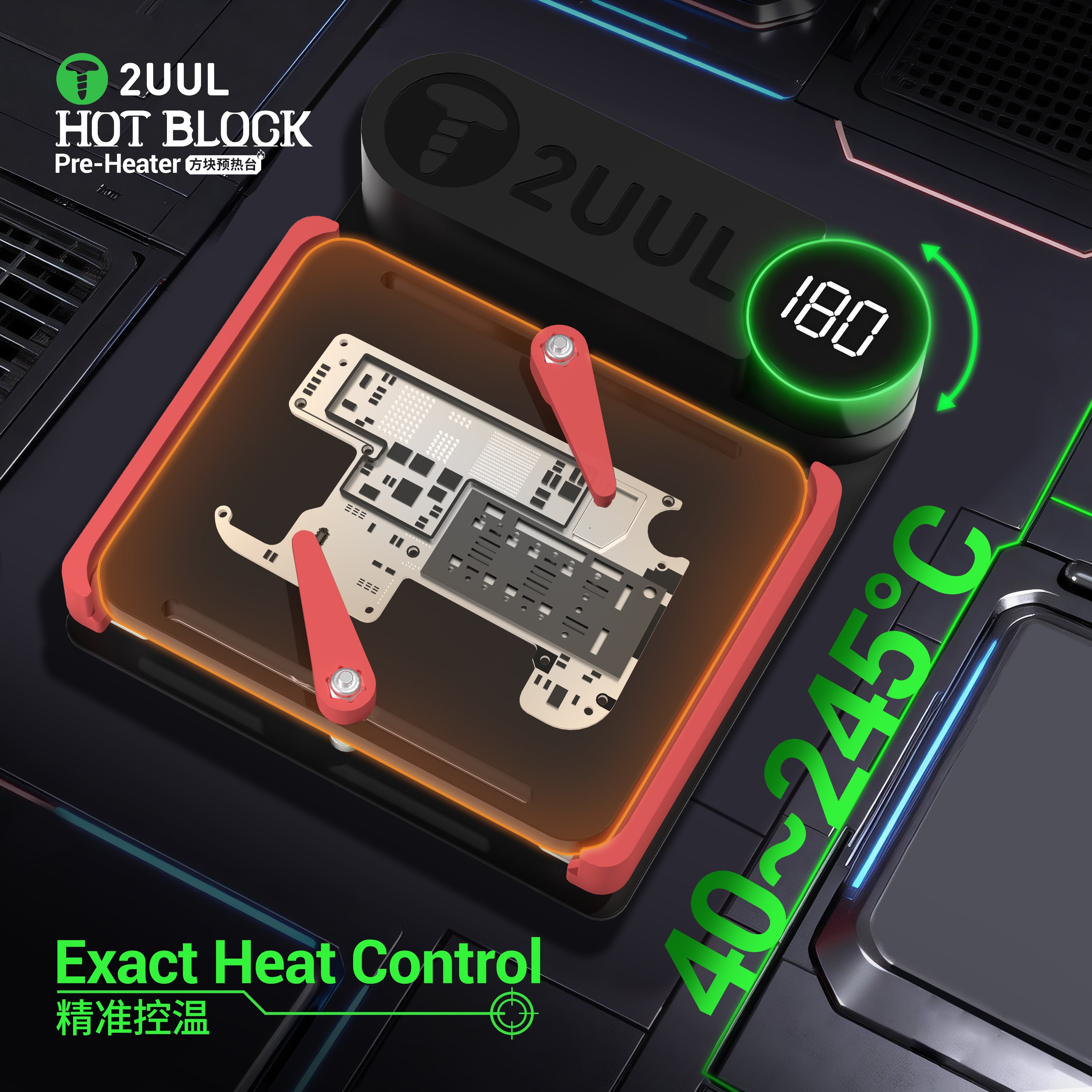 Precalentador Plancha Pcb Reballing Tarjeta 2Uul Ph11 |+5,000 reseñas 4.9/5 | recibe express 2 días