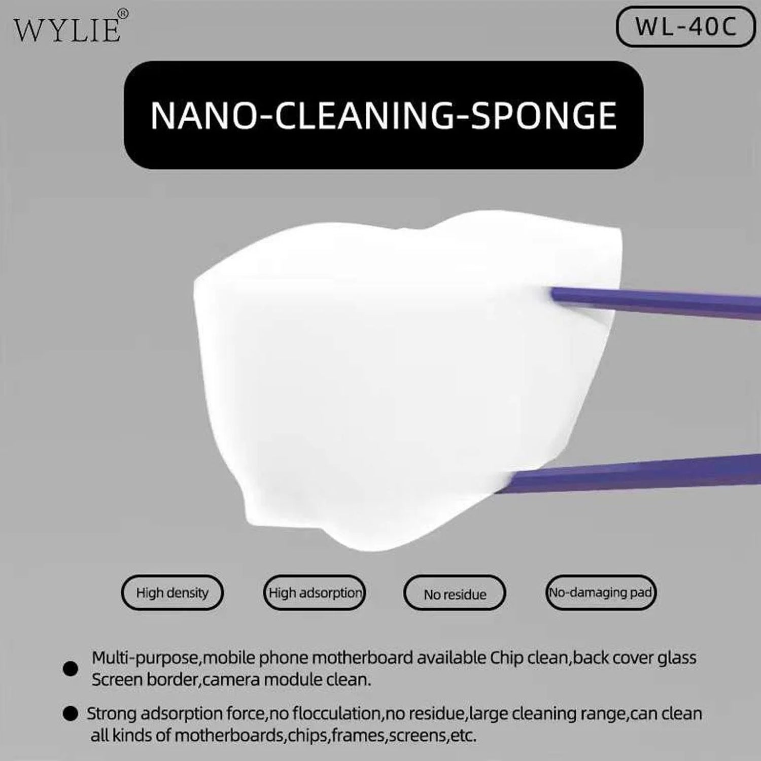 Esponja Limpiadora WYLIE WL-40C