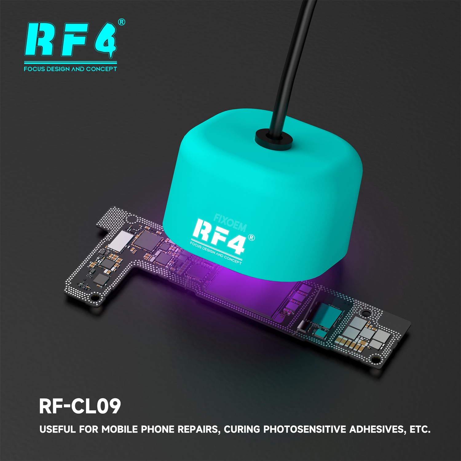 Lampara CUrado UV RF4 RF-CL09