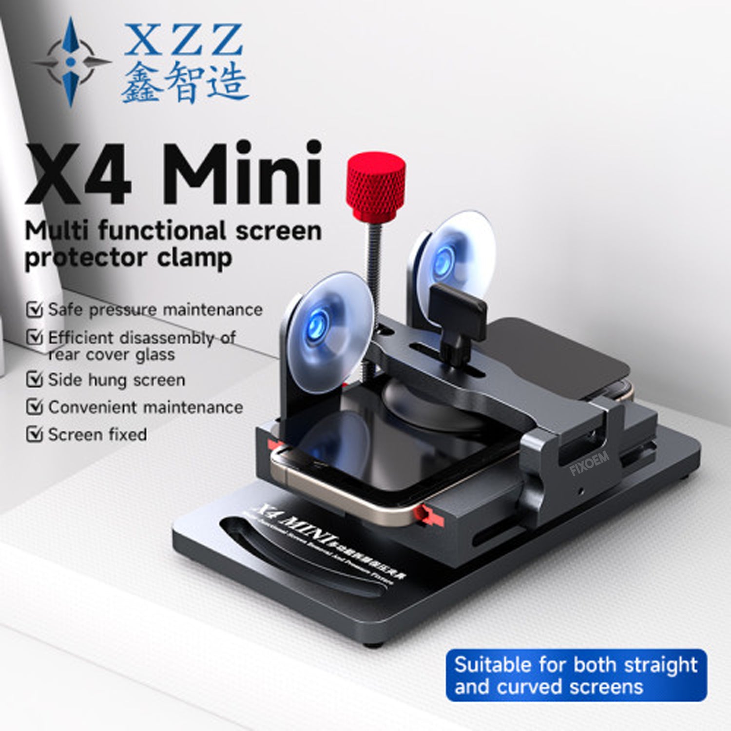 Prensa Separadora Pantalla Multifuncional XZZ X4 Mini