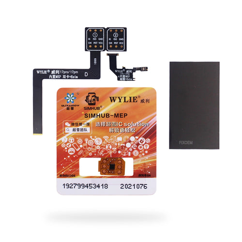 Flex MEP Convertidor ESIM a Sim Fisico Iphone Lector Dual Sim 17 Pro/17 Pro Max Wylie Mep + Esim
