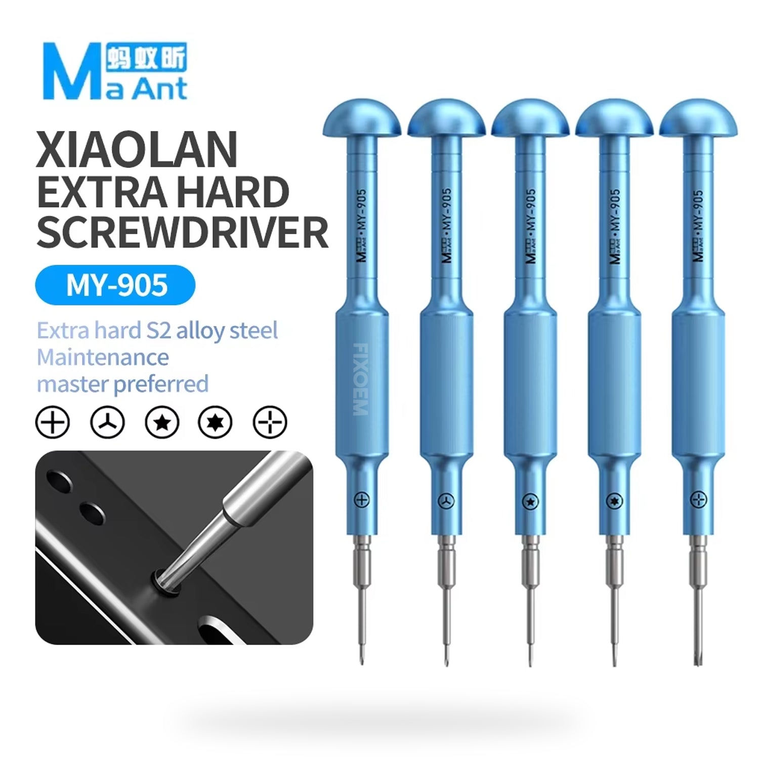 Kit Desarmadores Alta Precision MA ANT MY-905 Xiaolan