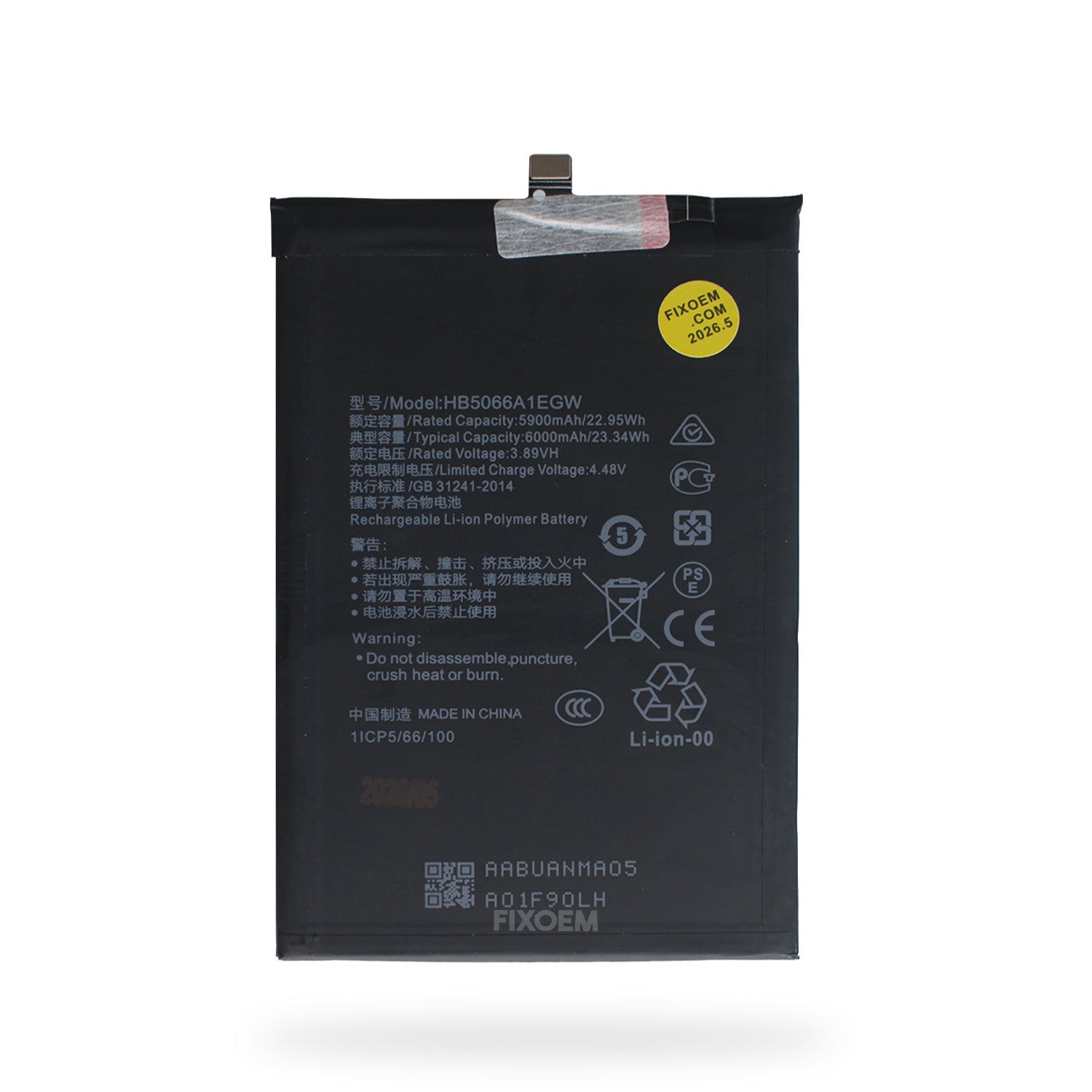 Bateria Honor X7A / Play7T / Play 40 Plus HB5066A1EGW