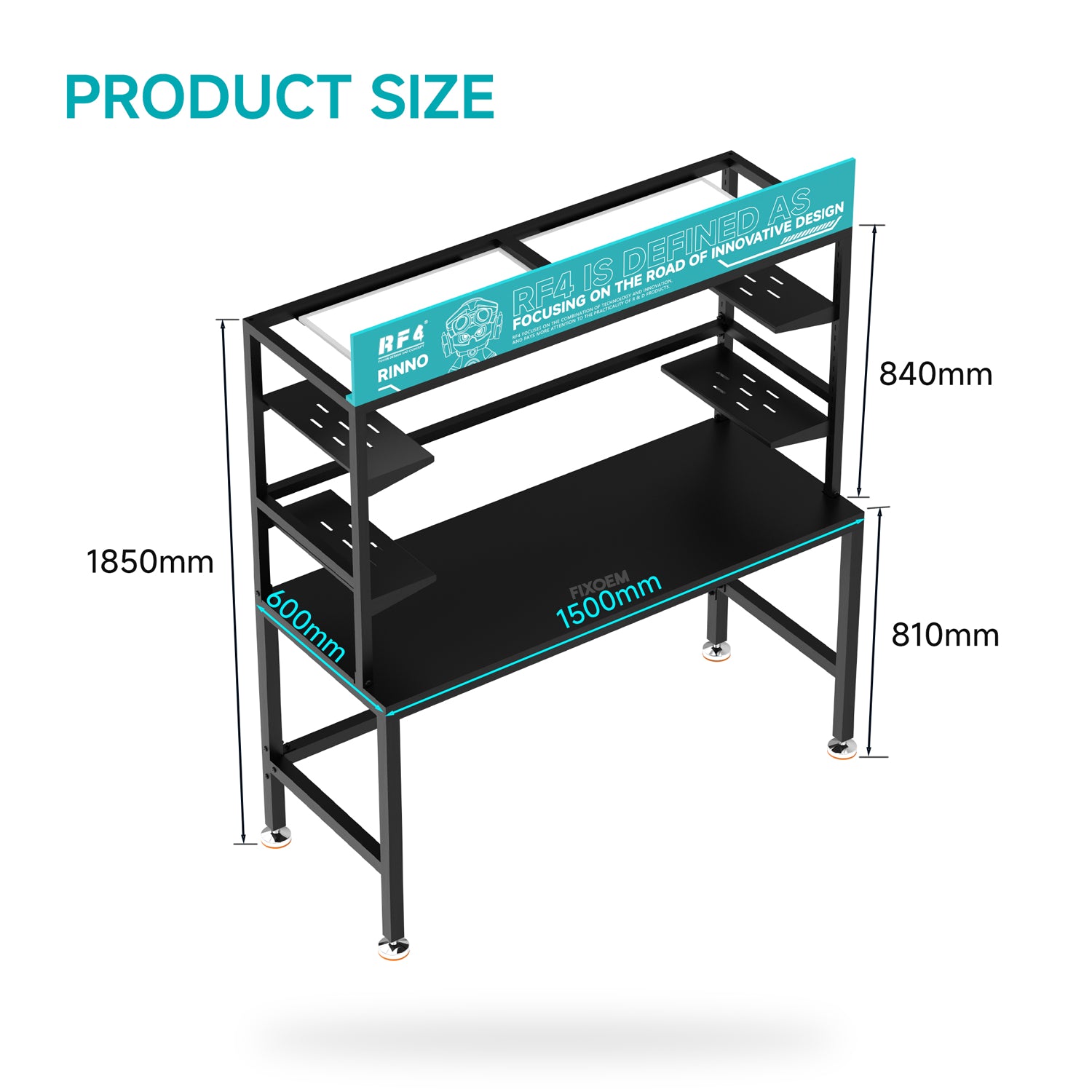Mesa Estacion trabajo armable RF4 RT03D