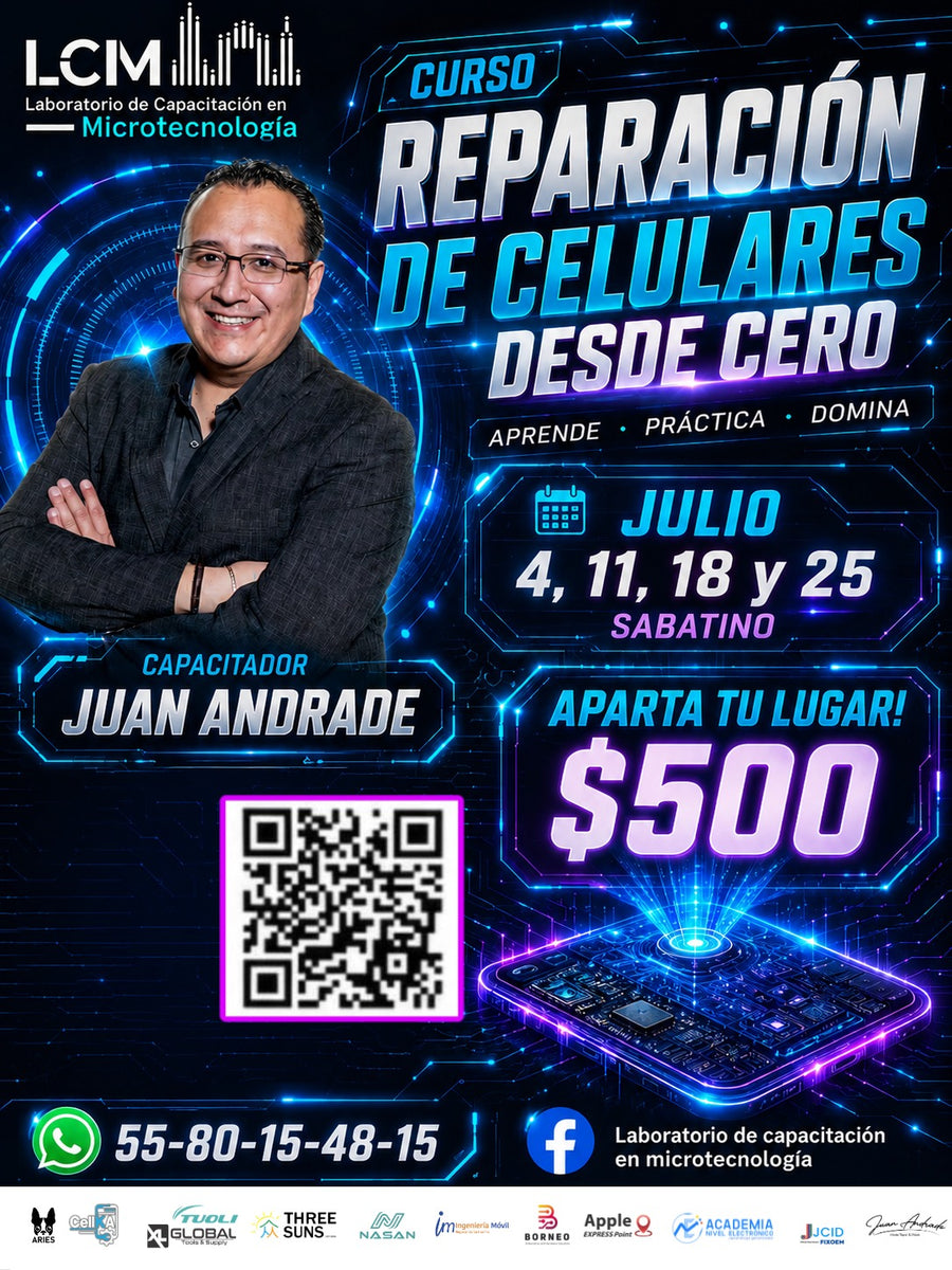 Curso de reparación de celulares desde cero