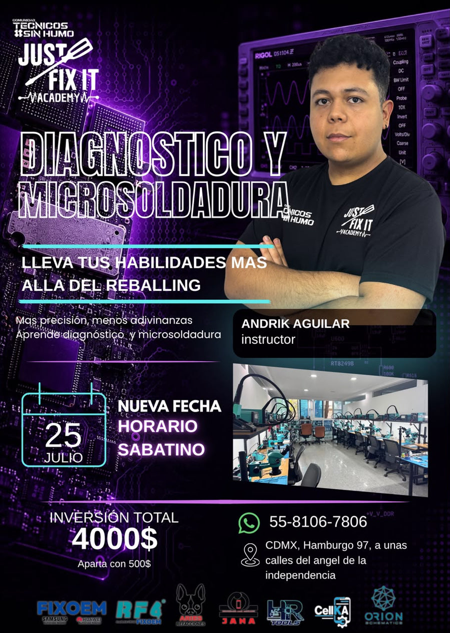 Diagnostico y microsoldadura