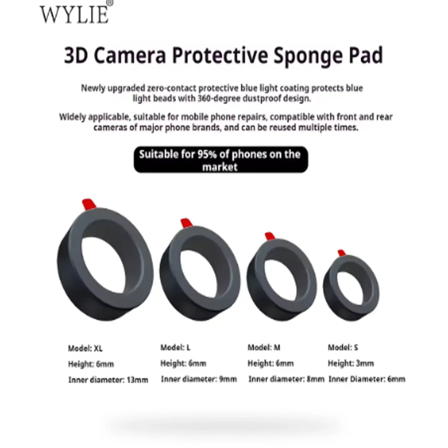 Almohadilla Protectora Camara Wylie |+5,000 reseñas 4.9/5 | recibe express 2 días