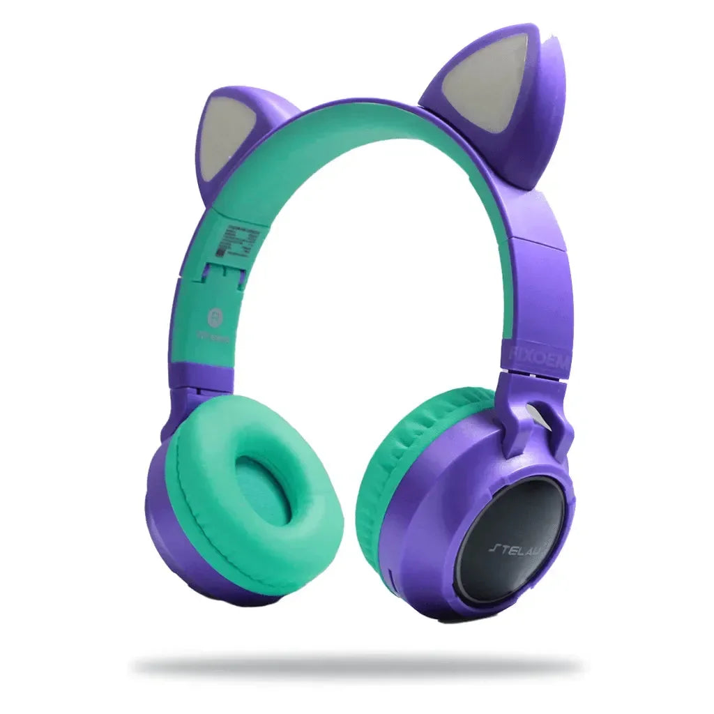 Audifonos Orejas De Gato Bluetooth Led Diadema |+5,000 reseñas 4.9/5 | recibe express 2 días