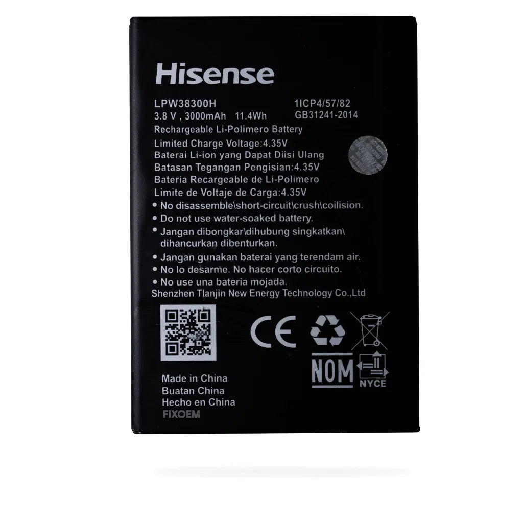 Bateria Hisense H30 Lite Hlt223E / F19 Hlte223E-40 Lpw38300H. |+2,000 reseñas 4.8/5 ⭐