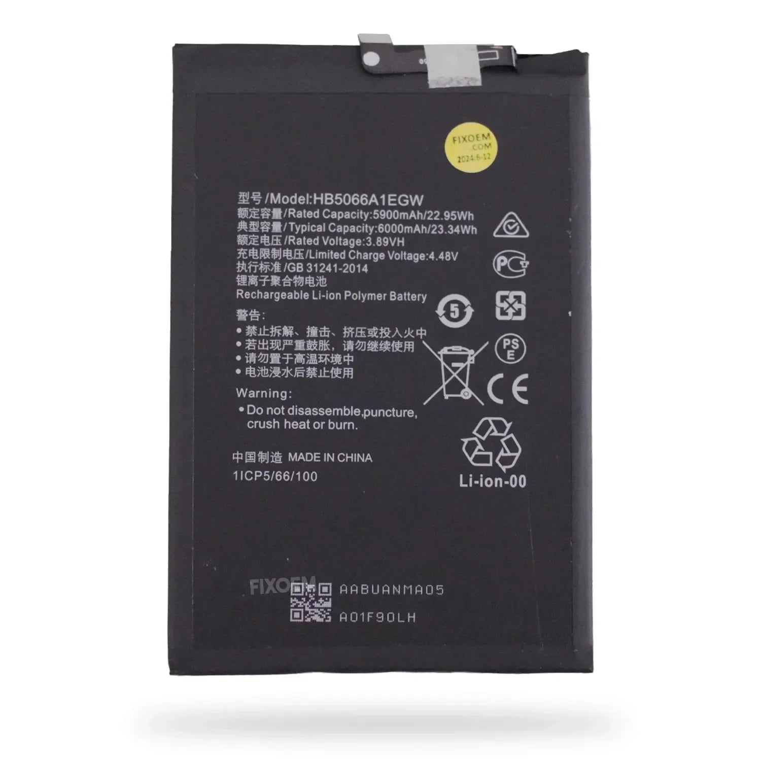 Bateria Honor X7A Hb5066A1Egw |+5,000 reseñas 4.9/5 | recibe express 2 días