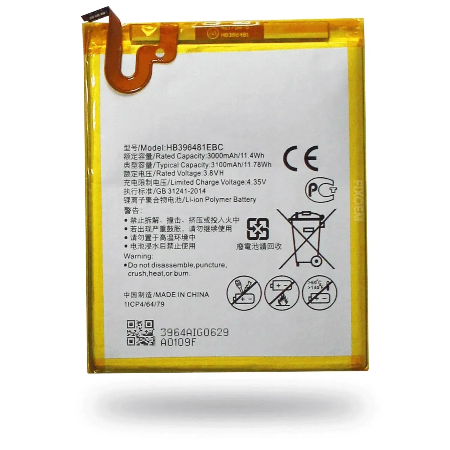 Bateria Huawei Gx8 / Y6Ii / Y62 / Rio 3 Hb396481Ebc. |+5,000 reseñas 4.9/5 | recibe express 2 días
