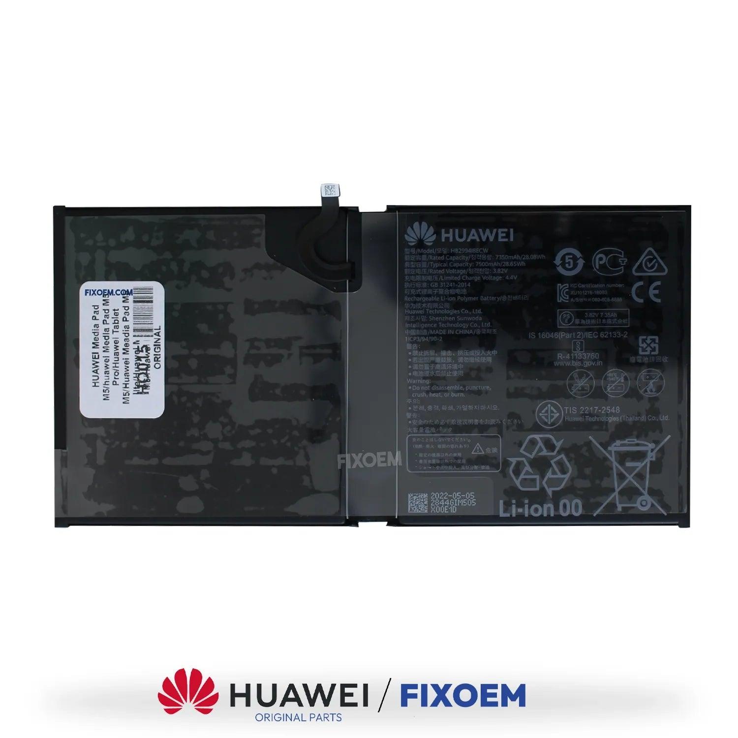 Bateria Huawei Media Pad M5/Media Pad M5 Pro/Tablet M5/Meadia Pad M5 Lite/Media Pad M6/Matepad HB2994I8ECW Original |+2,000 reseñas 4.8/5 ⭐