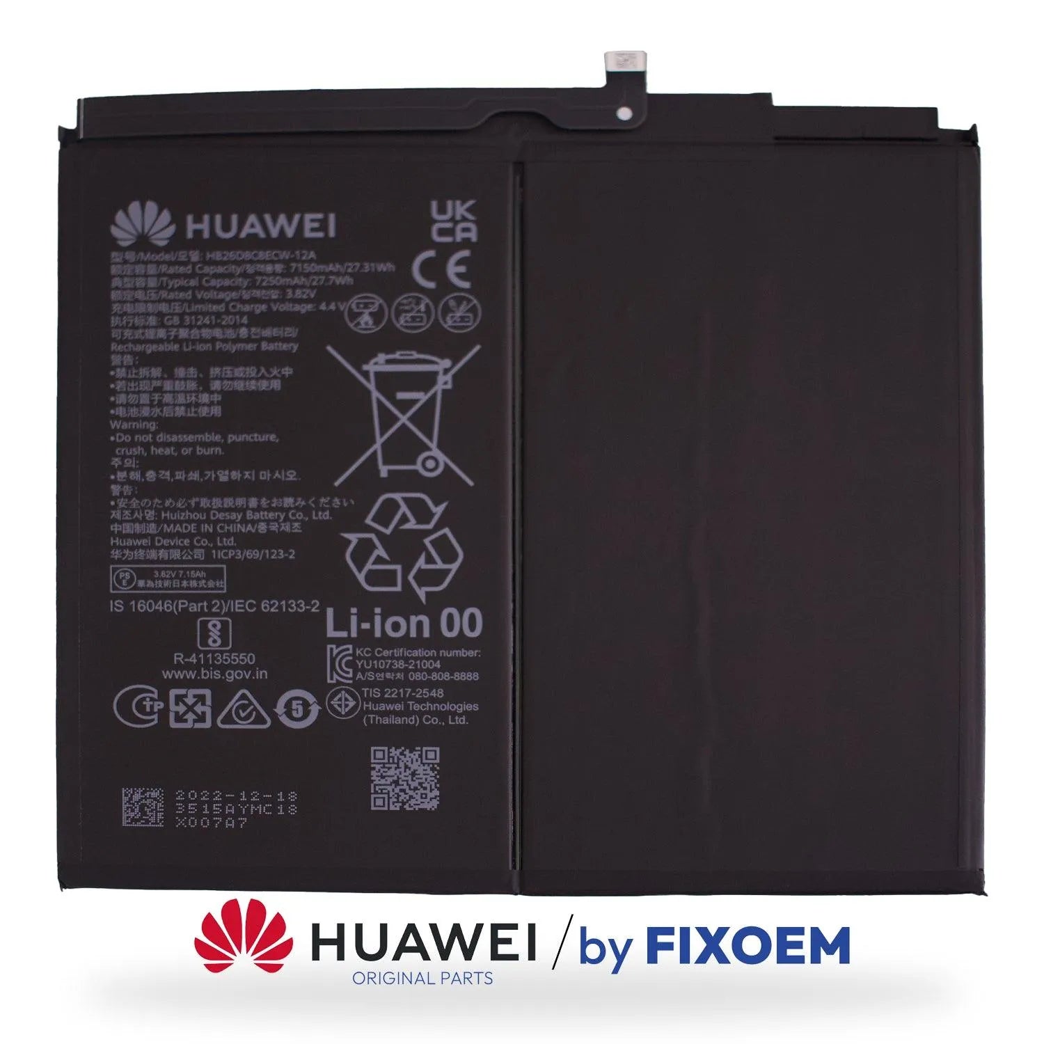 Bateria Huawei Original Matepad 10.4 2020 / Matepad 11 Hb26D8C8Ecw |+2,000 reseñas 4.8/5 ⭐