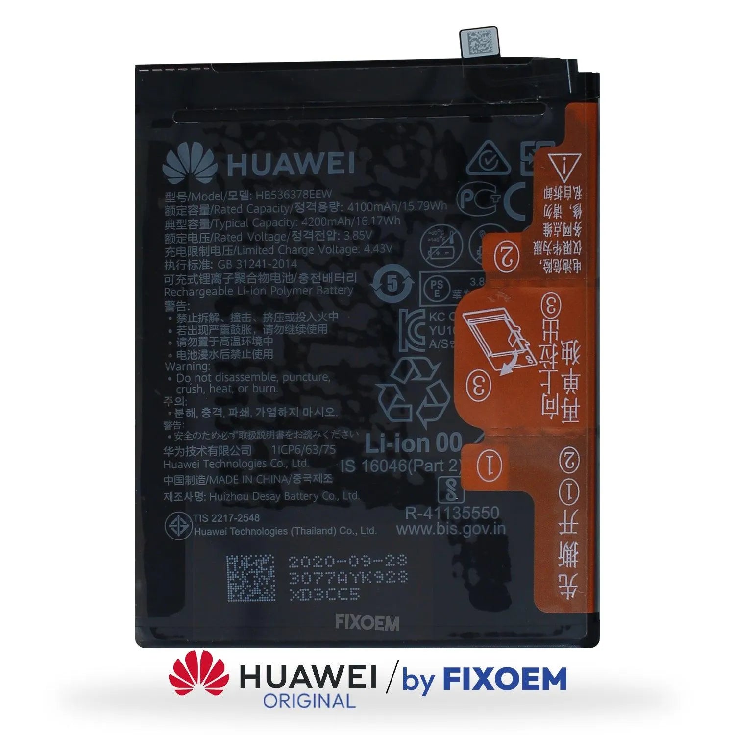 Bateria Huawei Original P40 Pro HB536378EEW |+2,000 reseñas 4.8/5 ⭐