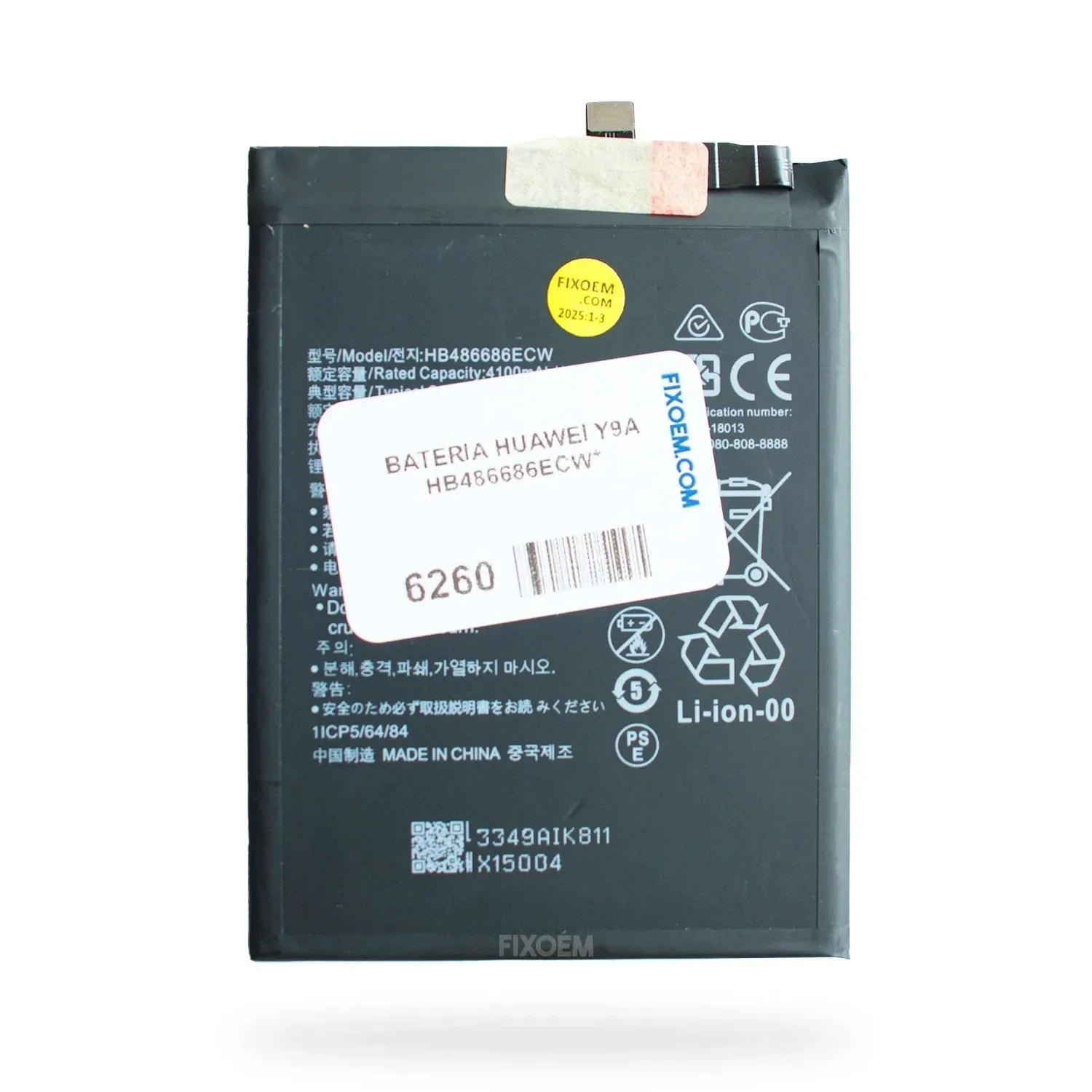 Bateria Huawei Original Y9A Hb486686Ecw |+5,000 reseñas 4.9/5 | recibe express 2 días