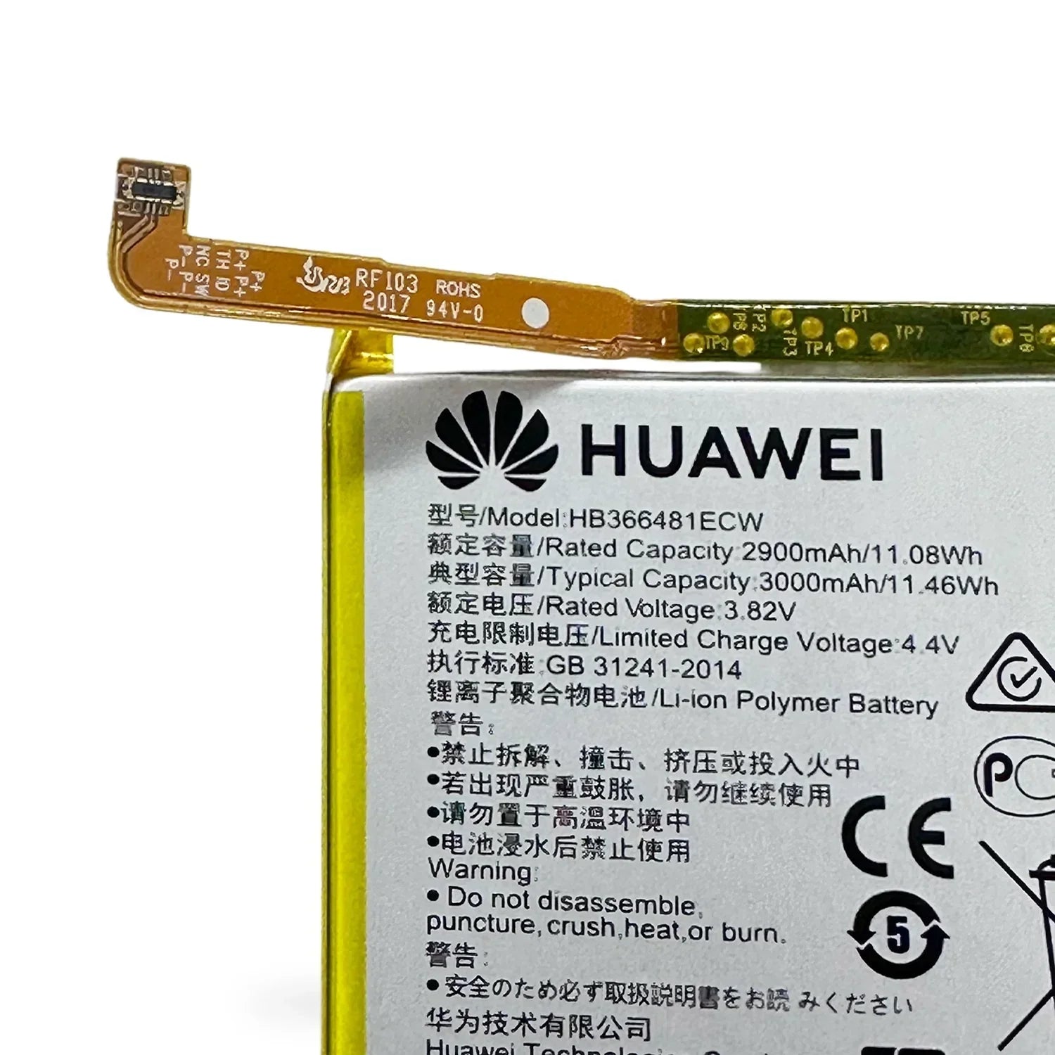 Bateria Huawei P8 Ale-L23 /P9/ P9 Lite Pra-Lx3/P10 Lite/Y7 2018 /Y7 Prime 2018/ P20 Lite/Honor 5C/7C/8 Y6 2018. Hb366481Ecw |+5,000 reseñas 4.9/5 | recibe express 2 días