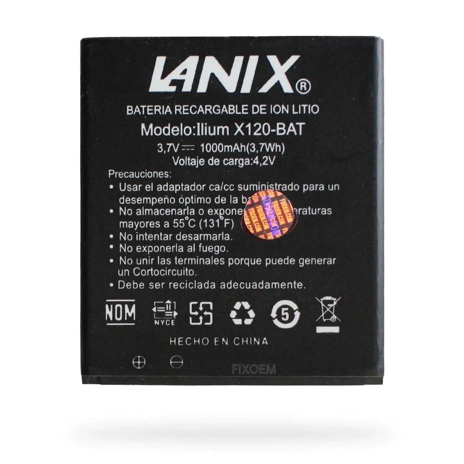 Bateria Lanix Ilium X120-Bat. |+5,000 reseñas 4.9/5 | recibe express 2 días