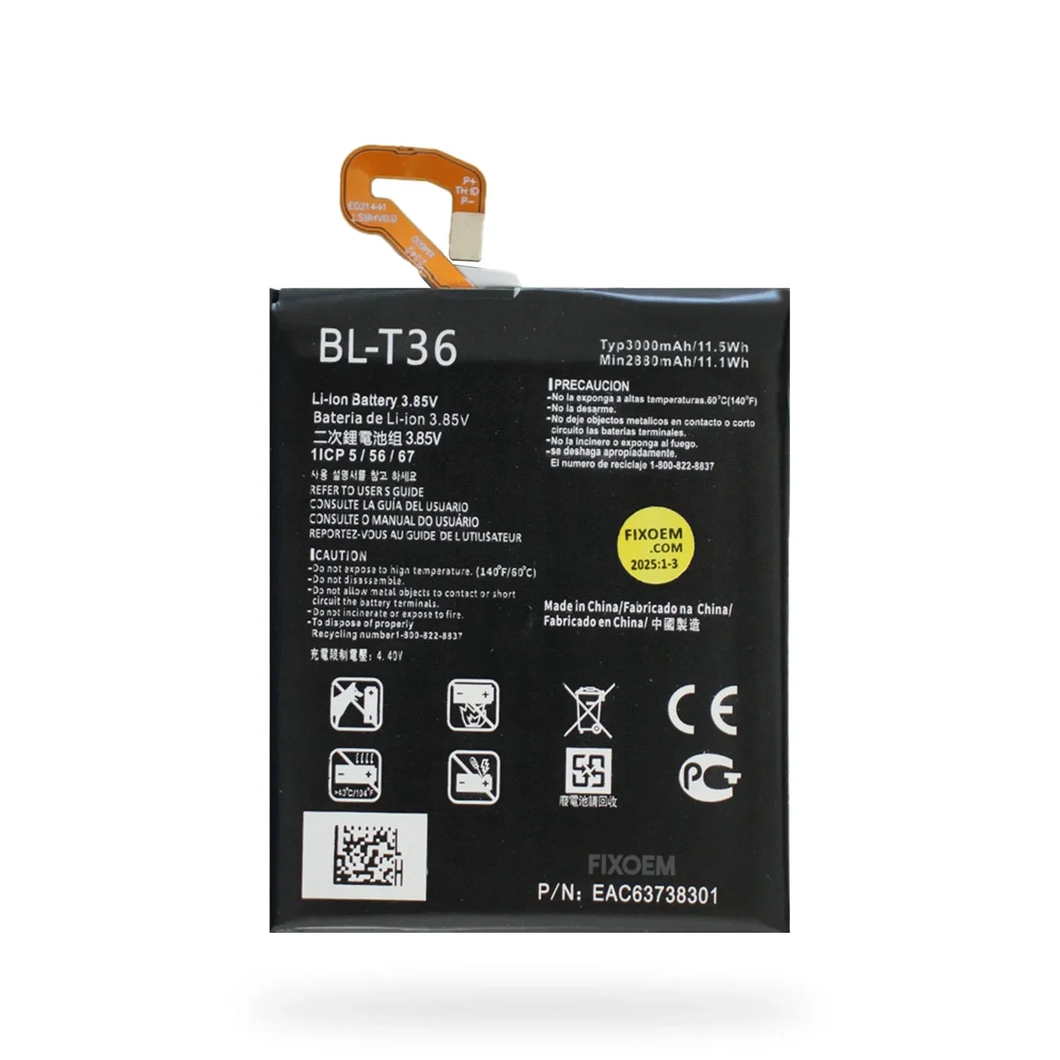Bateria Lg K10 2018 / K30 / K11 2018 Bl-T36.* |+5,000 reseñas 4.9/5 | recibe express 2 días