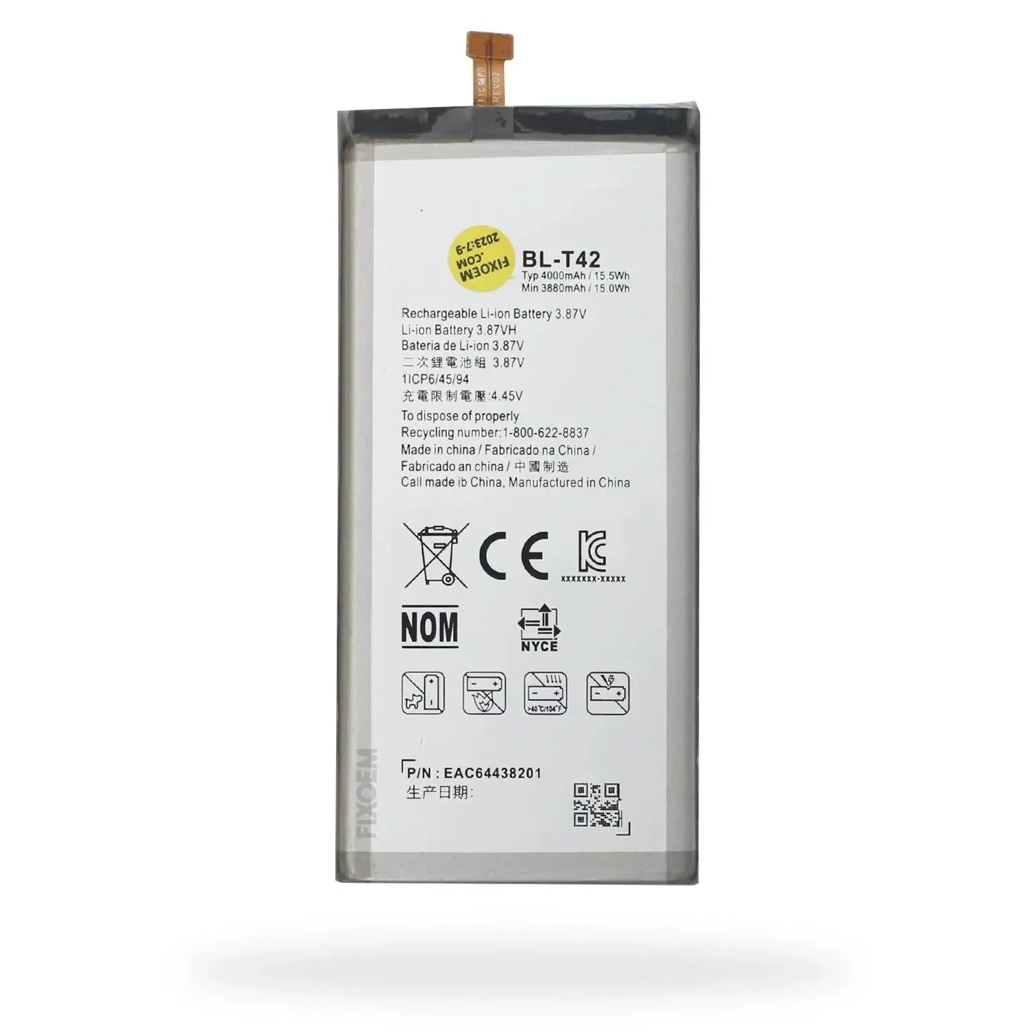 Bateria Lg V50 Lm-v500 Lm-v500n Bl-t42 |+5,000 reseñas 4.9/5 | recibe express 2 días