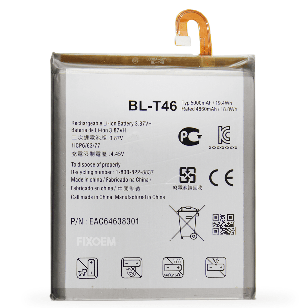 Bateria Lg V60 Thinq 5g Lm-v600 A001lg Bl-t46 |+2,000 reseñas 4.8/5 ⭐