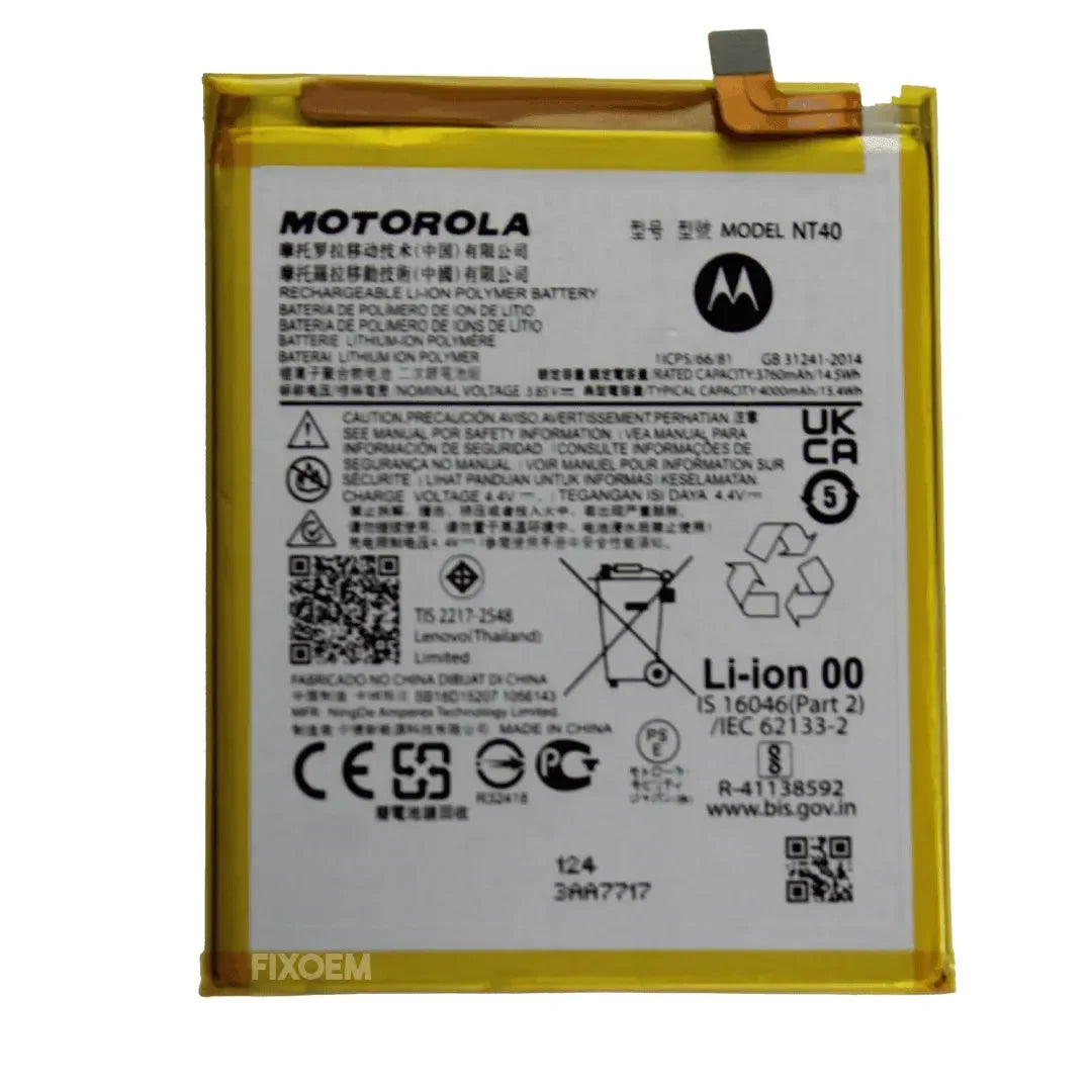 Bateria Moto E20 XT2155-1 / Moto G Pure Nt40 |+5,000 reseñas 4.9/5 | recibe express 2 días
