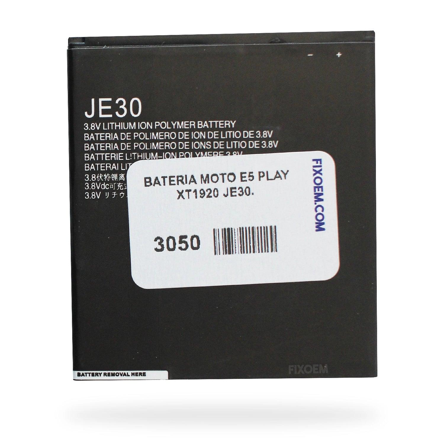Bateria Moto E5 Play GO Xt1920-18 JE30 |+2,000 reseñas 4.8/5 ⭐