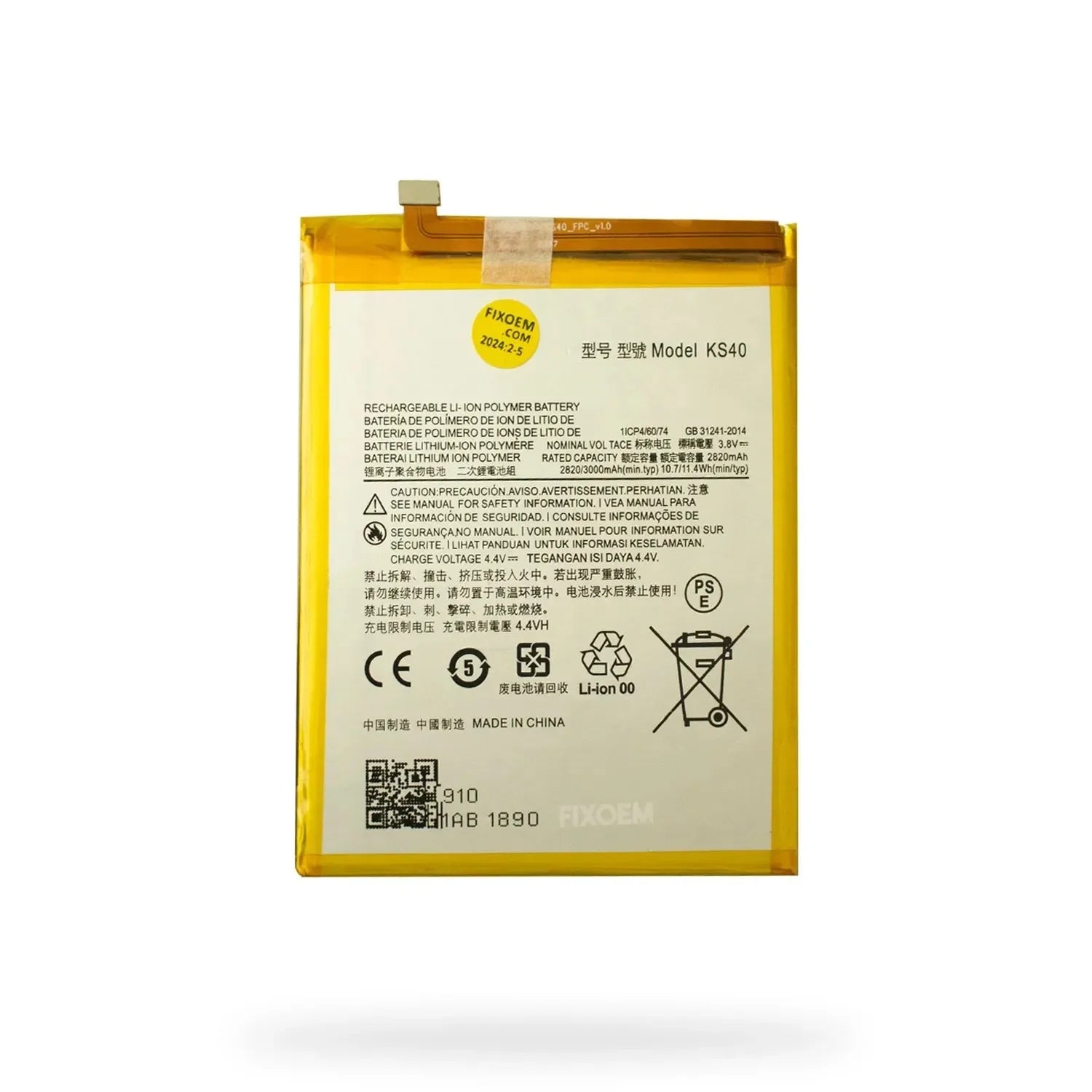Bateria Moto E6I / E6 Play / E6S Xt2053-5 KS40 |+5,000 reseñas 4.9/5 | recibe express 2 días