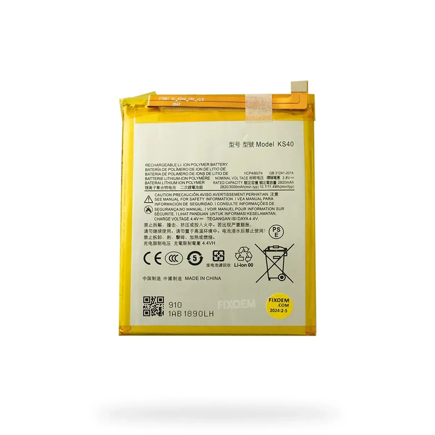 Bateria Moto E6I / E6 Play / E6S Xt2053-5 KS40 |+5,000 reseñas 4.9/5 | recibe express 2 días