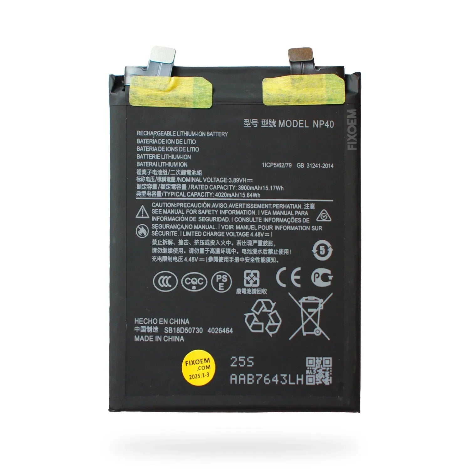Bateria Moto Edge 30 Neo Xt2245 NP40 |+5,000 reseñas 4.9/5 | recibe express 2 días