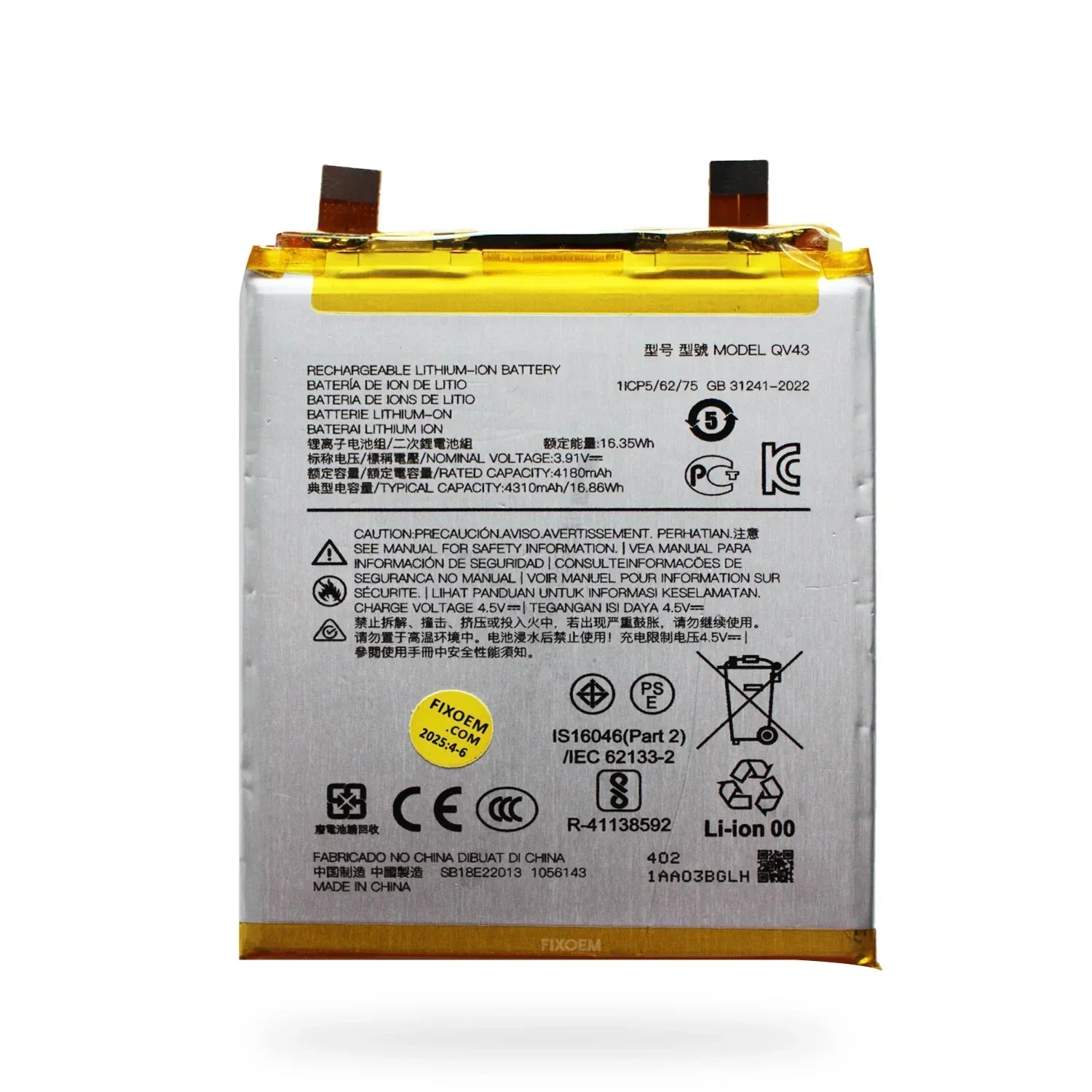 Bateria Moto Edge 50 Neo QVV43 |+5,000 reseñas 4.9/5 | recibe express 2 días