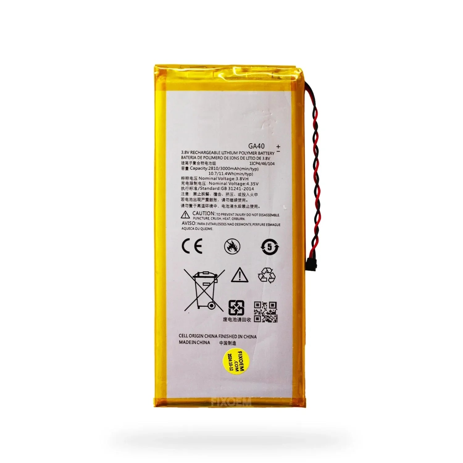 Bateria Moto G4 / G4 Plus Xt1621 Xt1642 Ga40 |+5,000 reseñas 4.9/5 | recibe express 2 días