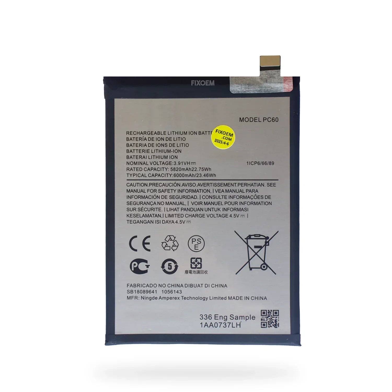 Bateria Moto G54 / G24 Power Pc60 |+5,000 reseñas 4.9/5 | recibe express 2 días