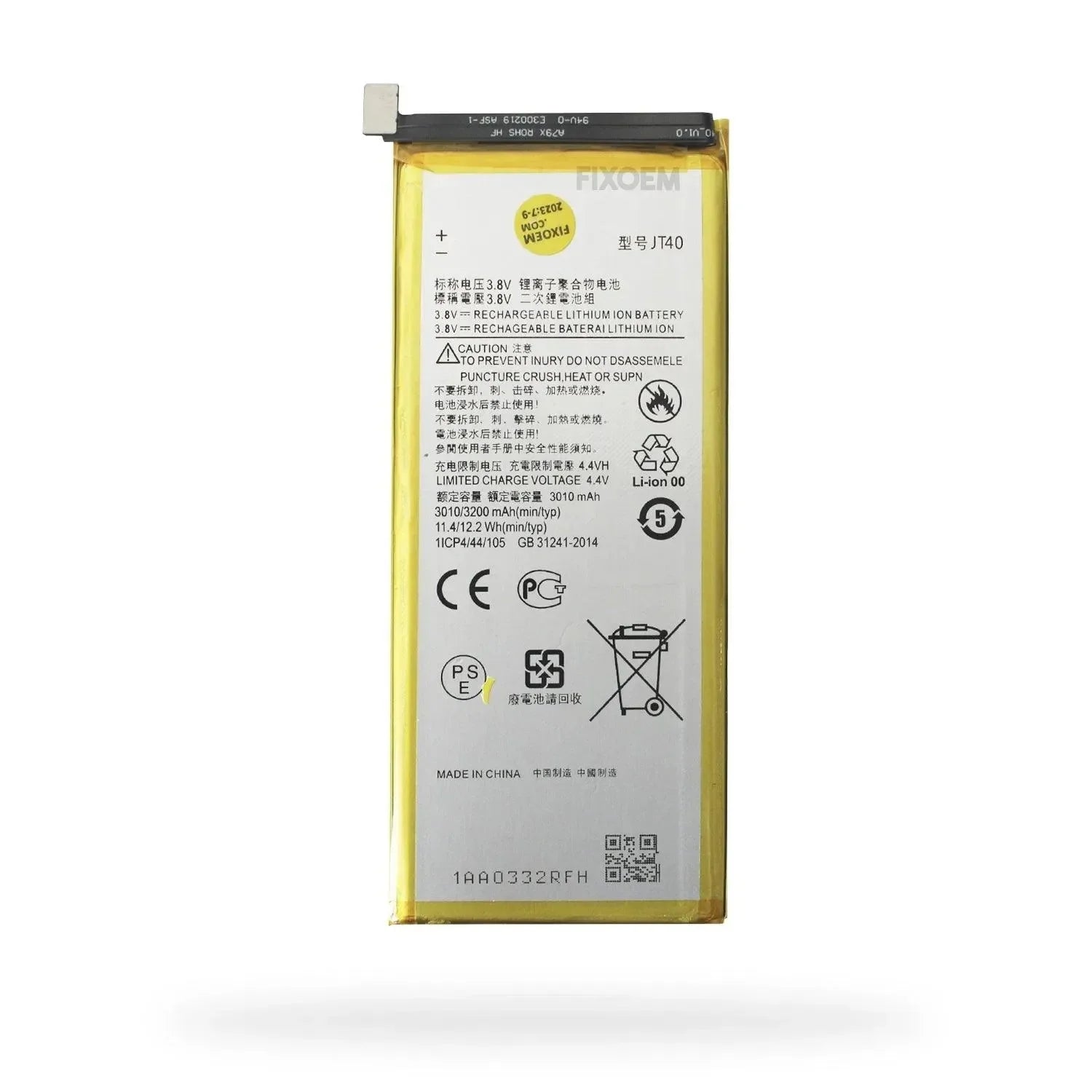 Bateria Moto G6 Plus Xt1926 Jt40 |+5,000 reseñas 4.9/5 | recibe express 2 días