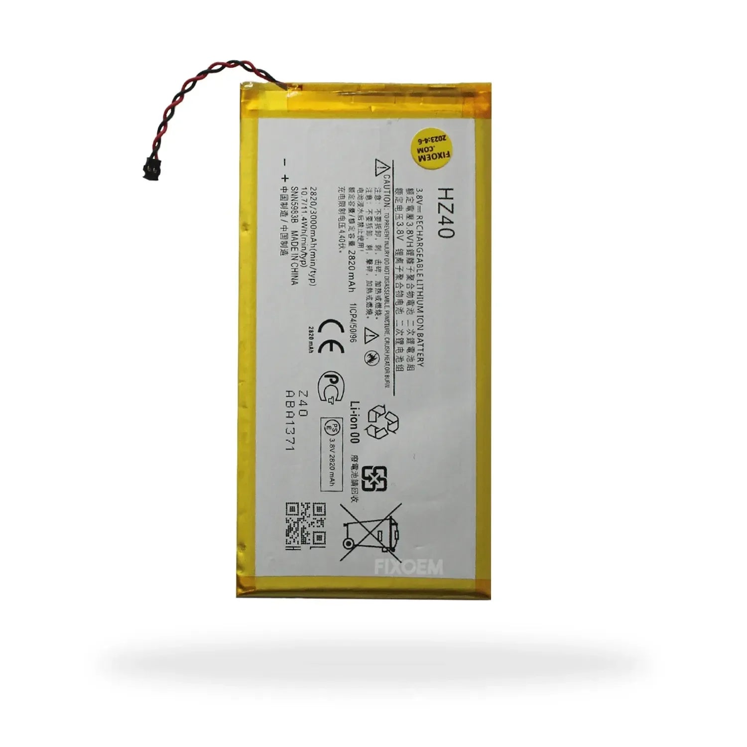 Bateria Moto Z2 Play Xt1710 Hz40. |+5,000 reseñas 4.9/5 | recibe express 2 días