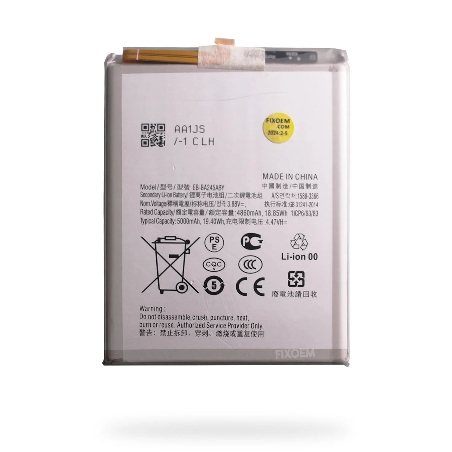 Bateria Samsung A24 4G A245 EB-BA245ABY |+2,000 reseñas 4.8/5 ⭐