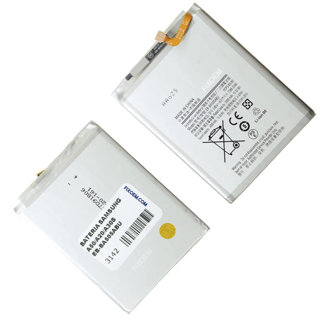 Bateria Samsung A50 / A20 / A30S / A30 / A50S Sm-A505F Sm-A205F Sm-A307FN Sm-A307G Sm-A305F Sm-A507FN Eb-Ba505Abu |+2,000 reseñas 4.8/5 ⭐