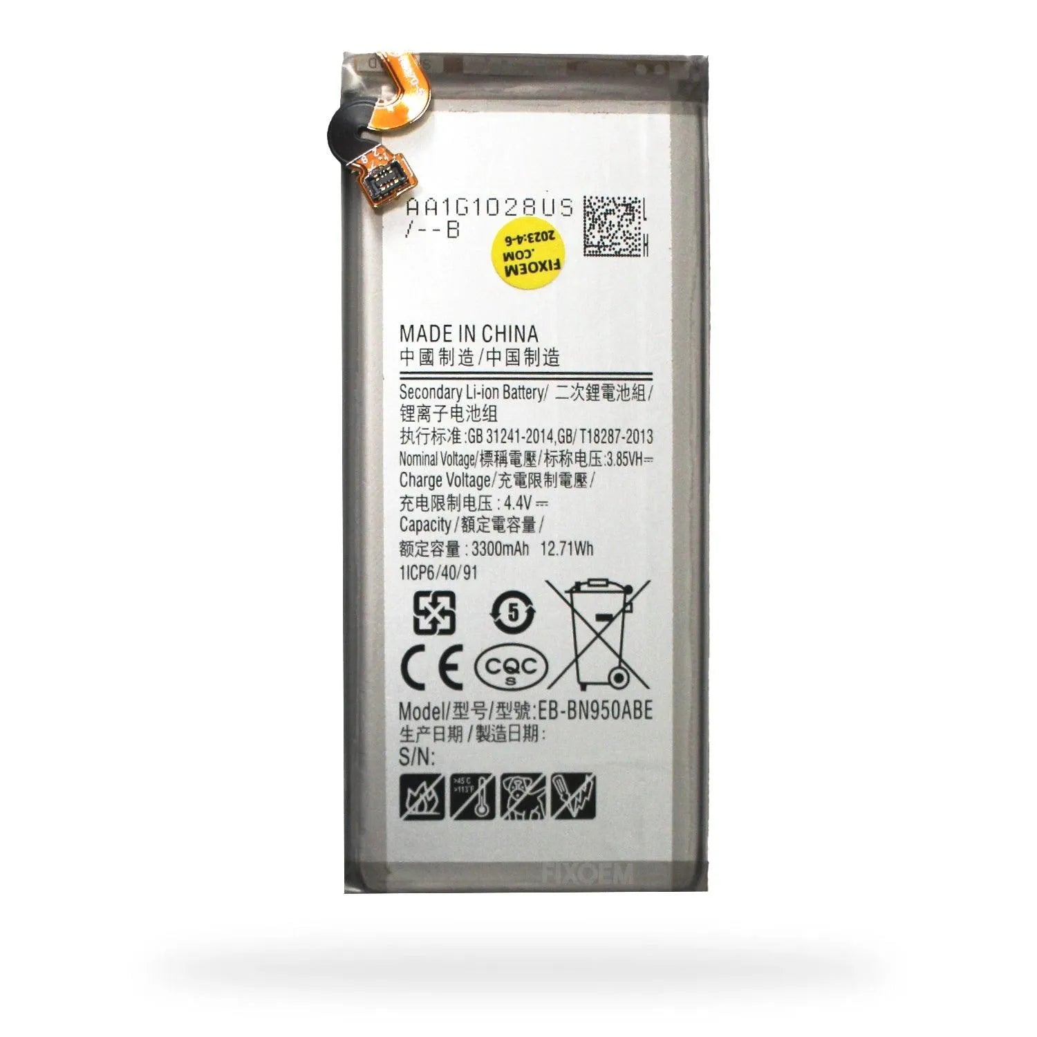 Bateria Samsung Note 8 N950Fd N950F Eb-bn950abe |+2,000 reseñas 4.8/5 ⭐