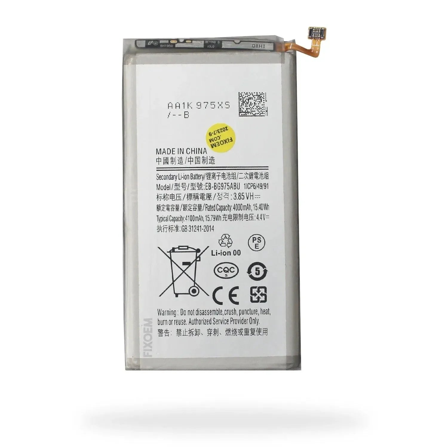 Bateria Samsung S10 Plus Sm-G975F Eb-Bg975Abu. |+5,000 reseñas 4.9/5 | recibe express 2 días