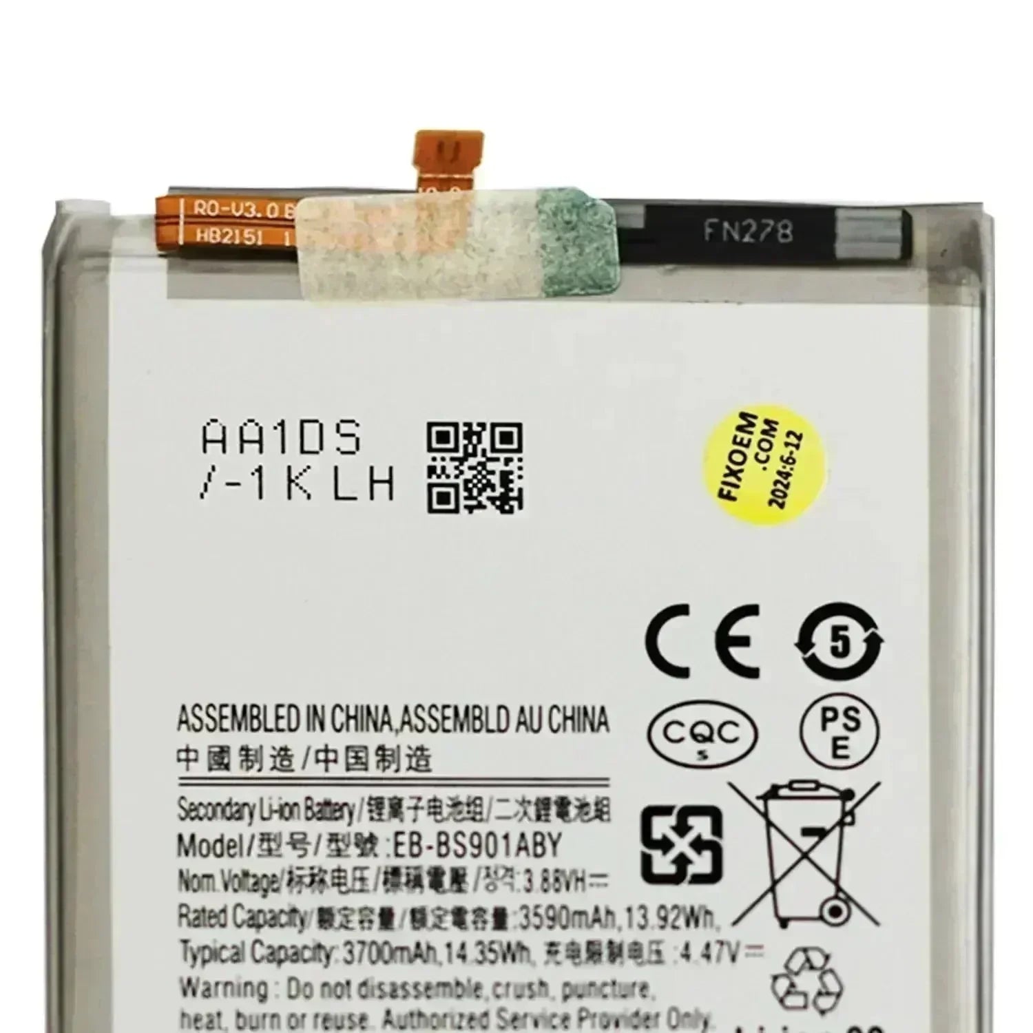 Bateria Samsung S22 EB-BS901ABY |+5,000 reseñas 4.9/5 | recibe express 2 días