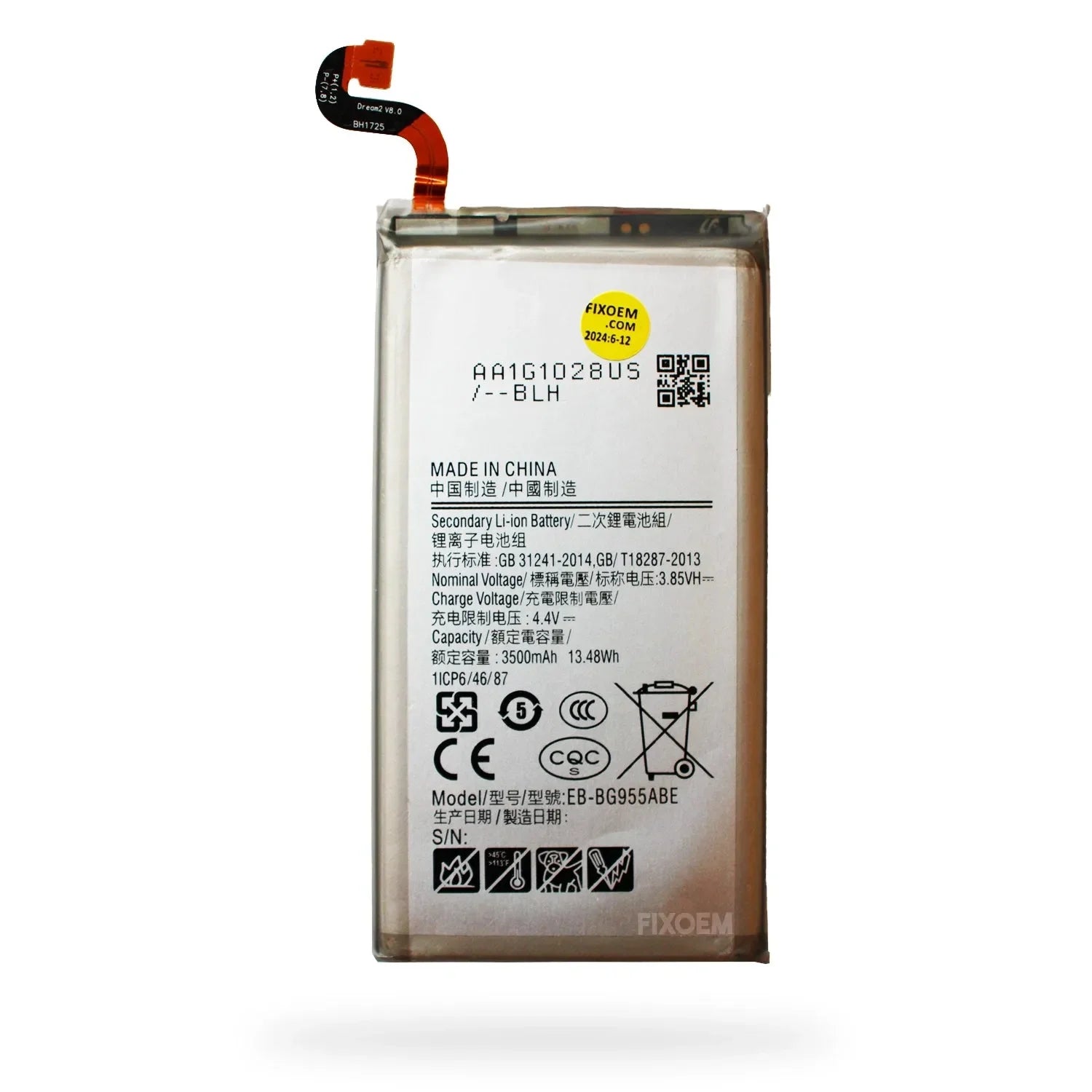 Bateria Samsung S8 Plus Sm-G955F Eb-Bg955Aba. |+5,000 reseñas 4.9/5 | recibe express 2 días