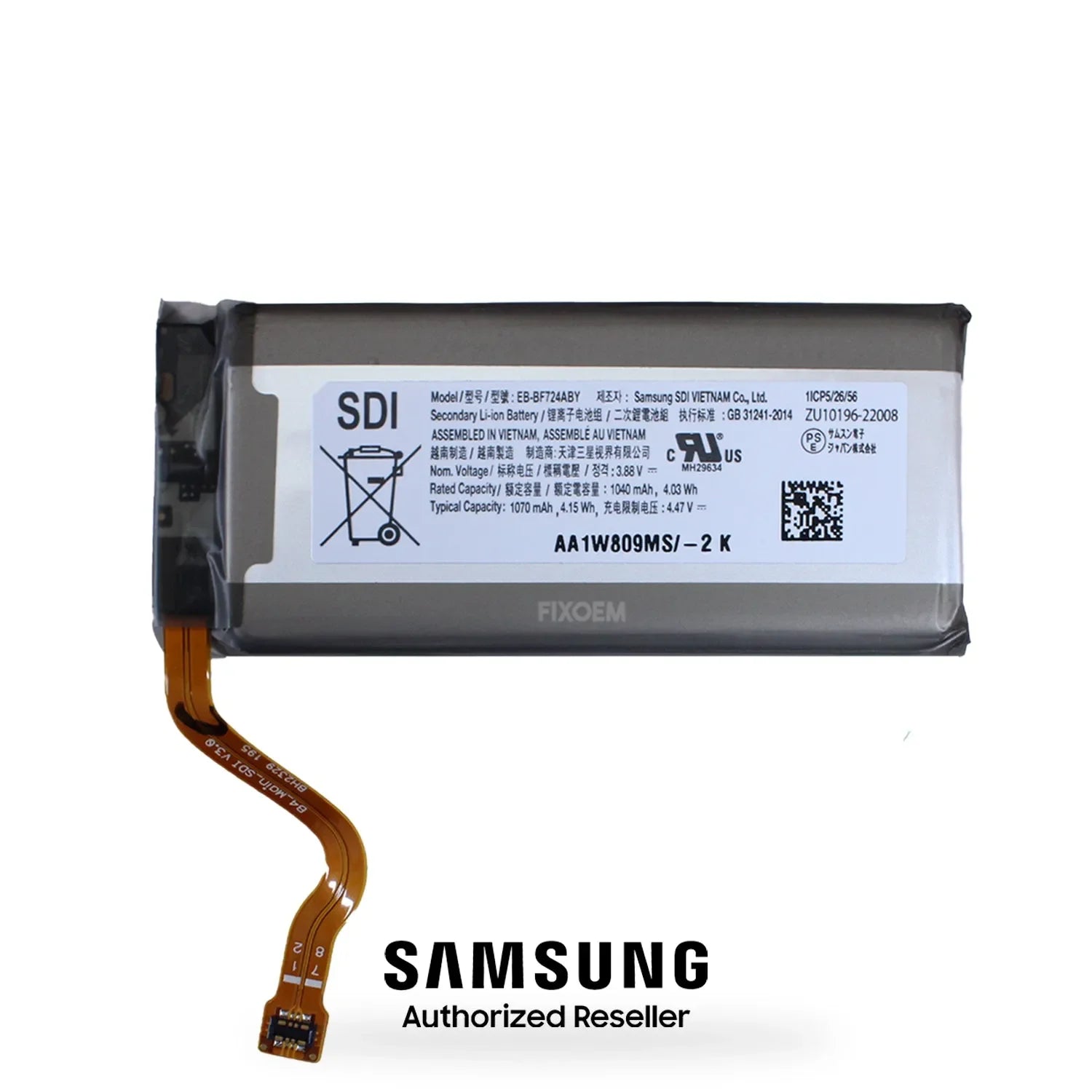 Bateria Samsunsg Z Flip 4 EB-BF723ABY-725ABY 2555mAh / EB-BF724ABY 1040mAh |+5,000 reseñas 4.9/5 | recibe express 2 días