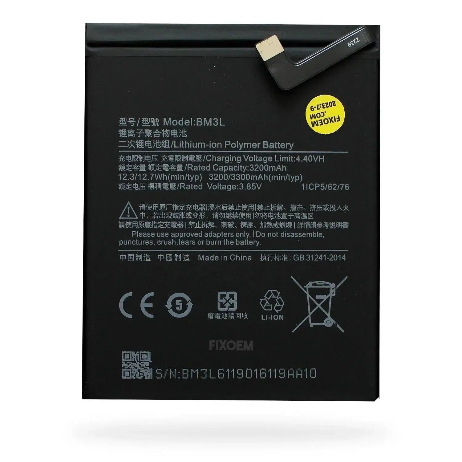 Bateria Xiaomi 9 / Mi 9 / M9 M1902f1g Bm3L |+5,000 reseñas 4.9/5 | recibe express 2 días