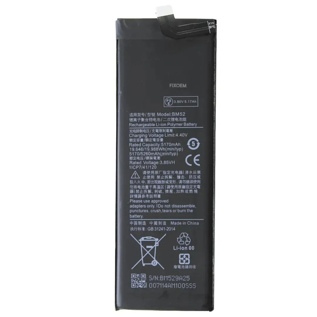 Bateria Xiaomi Note 10 / Note 10 Lite / Note 10 Pro M2101K7Ag M2002F4Lg Mzb08Kveu Bm52 |+5,000 reseñas 4.9/5 | recibe express 2 días