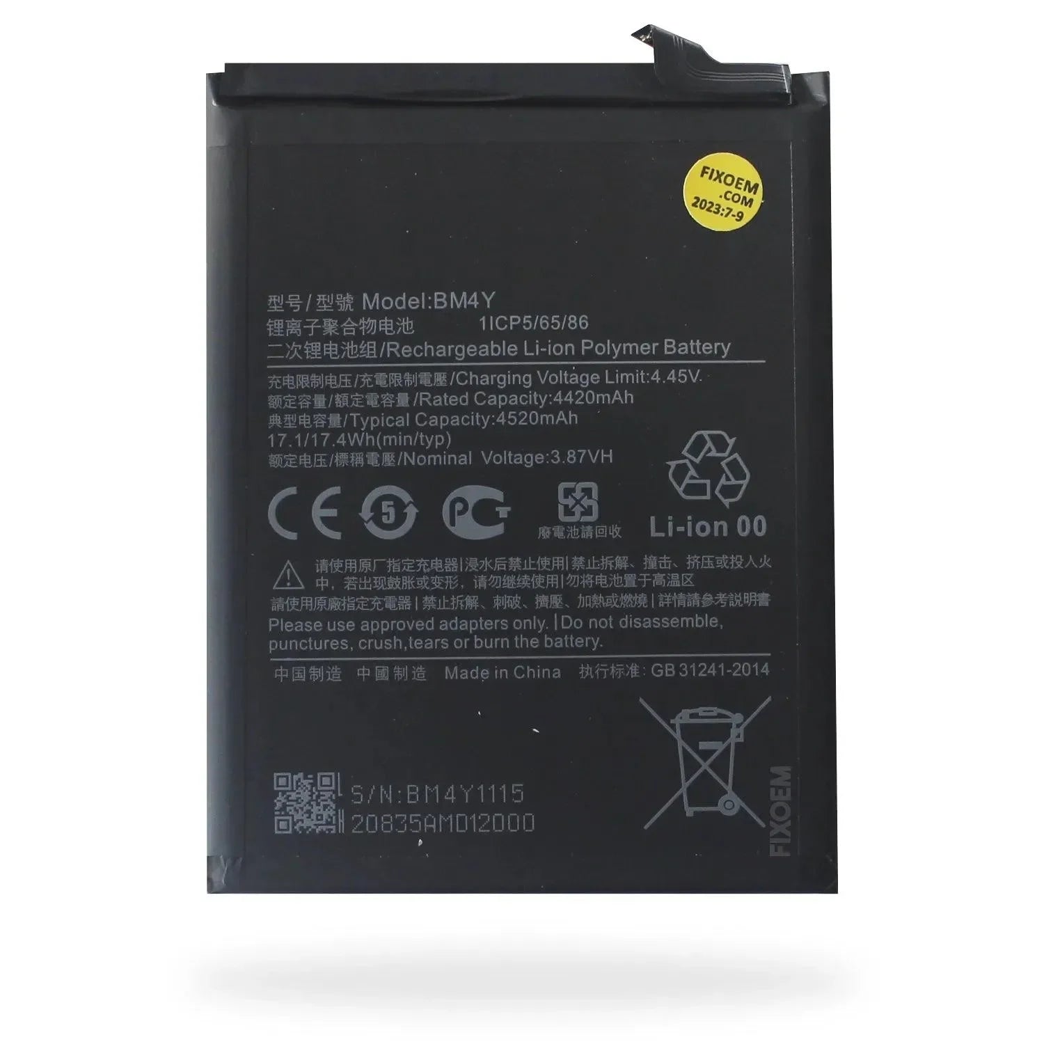 Bateria Xiaomi Poco F3 M2012k11ag / Mi 11i / Redmi K40 Bm4y |+5,000 reseñas 4.9/5 | recibe express 2 días