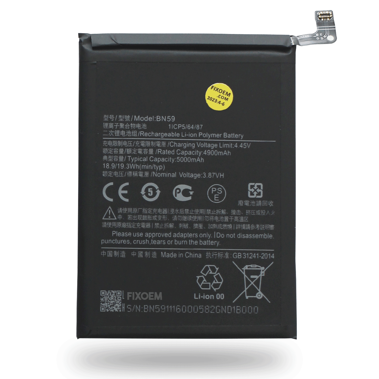 Bateria Xiaomi Redmi Note 10 / Redmi Note 10S / Redmi Note 10 Pro BN59 |+2,000 reseñas 4.8/5 ⭐