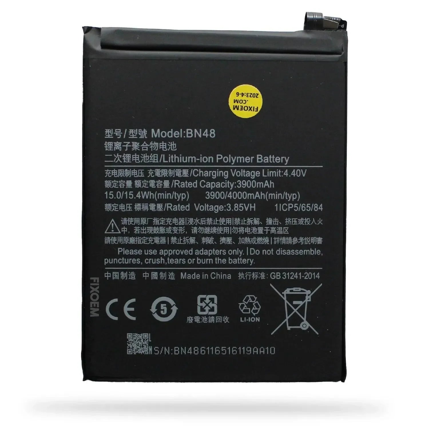 Bateria Xiaomi Redmi Note 6 Pro / Mei7s / Mei7 M1806e7tg M1806e7th M1806e7t BN48 |+5,000 reseñas 4.9/5 | recibe express 2 días