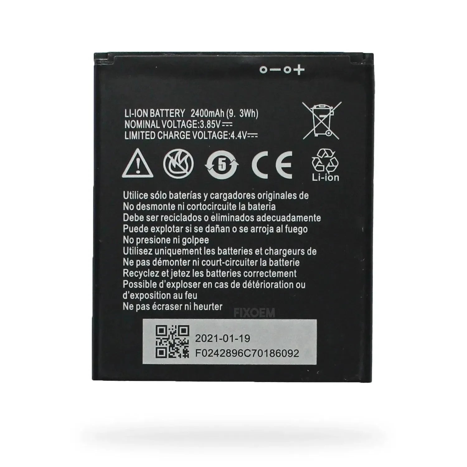 Bateria Zte A520 A521 Li3824T44P4H716043. |+5,000 reseñas 4.9/5 | recibe express 2 días