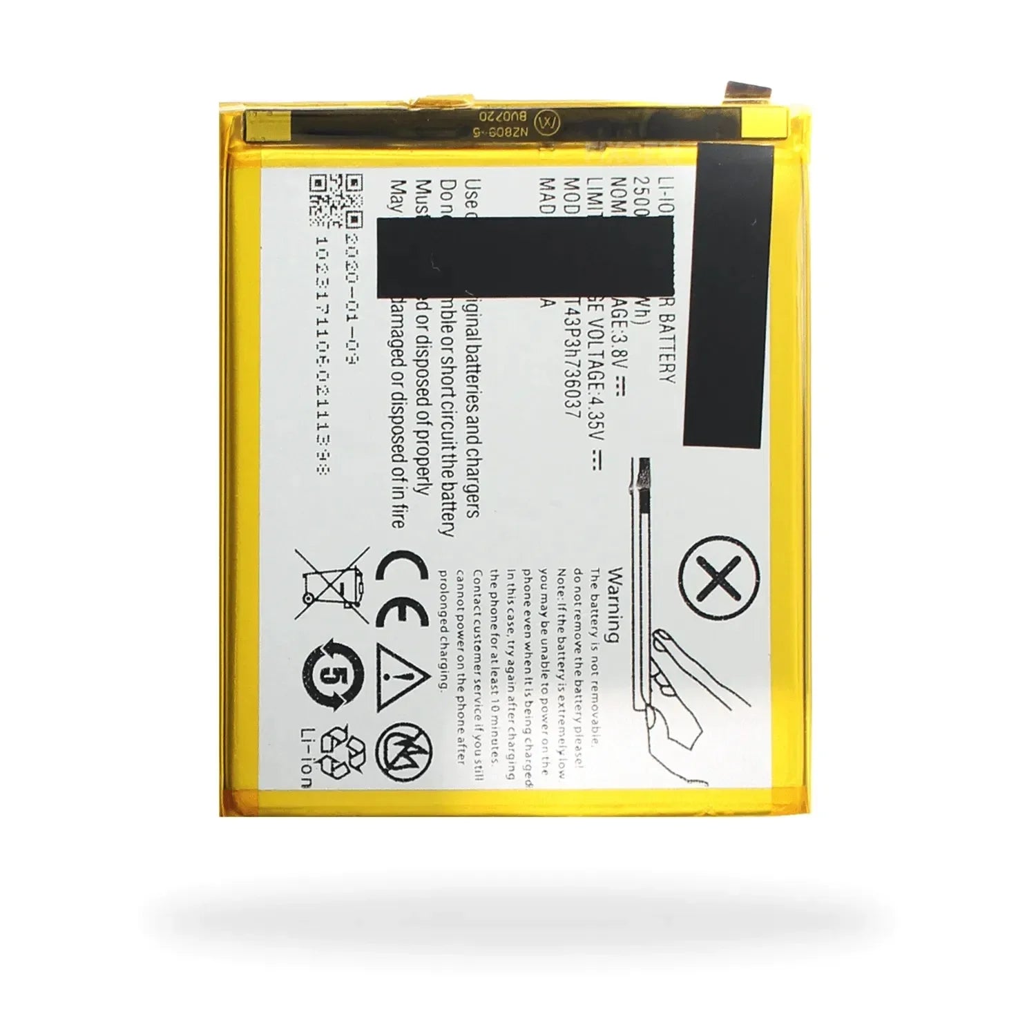 Bateria Zte Blade V6 Plus / V7 Lite A2 / v8q Li3825T43P3H736037 |+5,000 reseñas 4.9/5 | recibe express 2 días