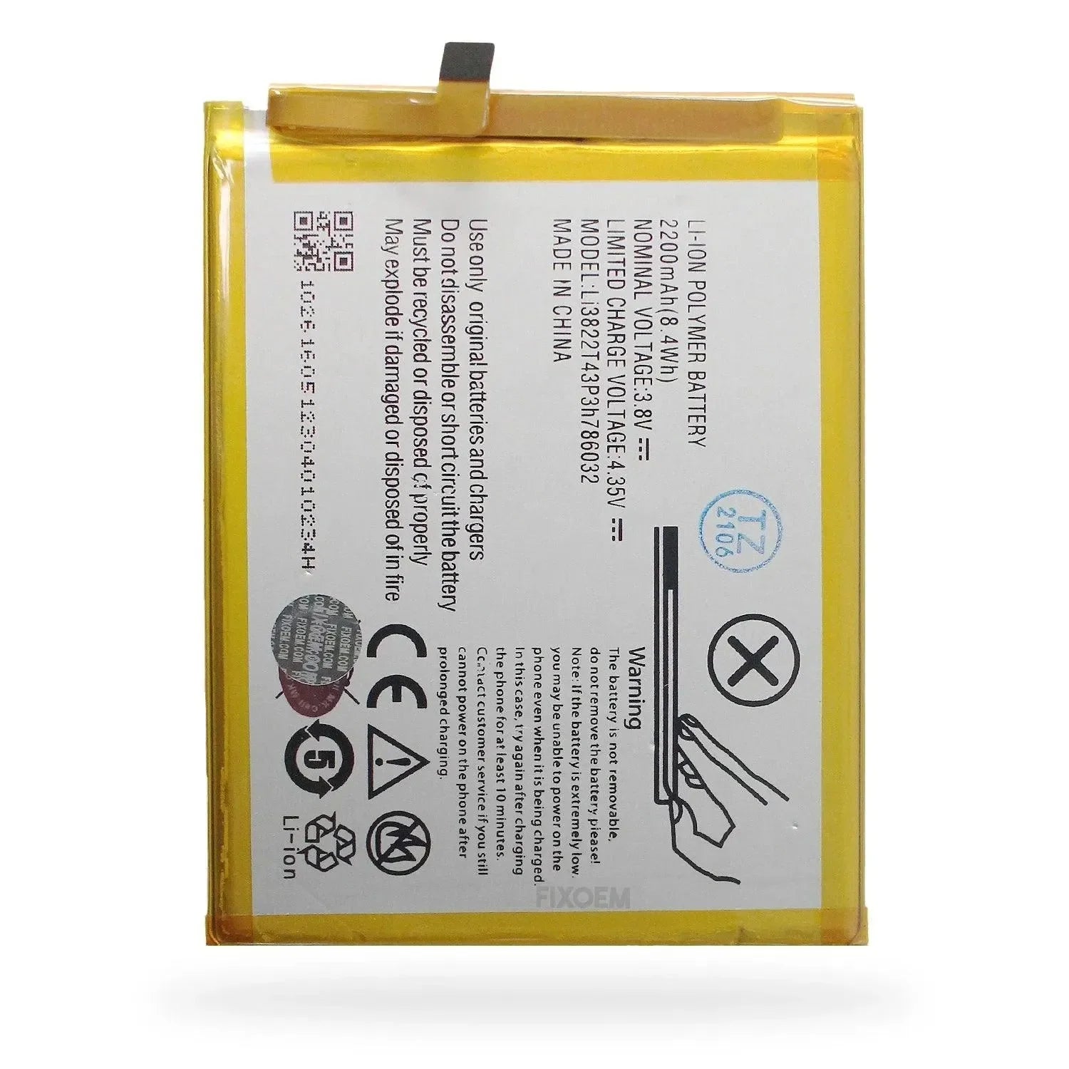 Bateria Zte V6/ D6 T660 Li3822T43P3H786032 |+5,000 reseñas 4.9/5 | recibe express 2 días